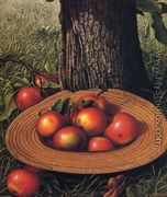 Apples, Hat, and Tree 1898 - Levi Wells Prentice