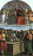 Coronation of the Virgin (Oddi Altarpiece) 1502-03 - Raphael