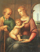 The Holy Family with Beardless St. Joseph 1506 - Raphael