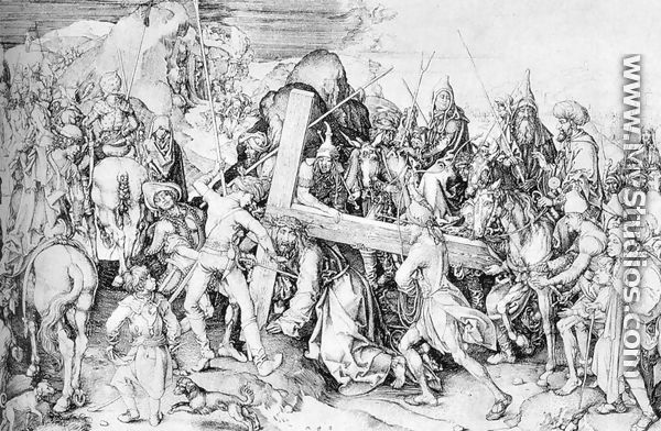 Christ Carrying the Cross 1475-80 - Martin Schongauer
