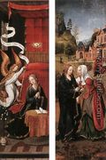 Annunciation and Visitation c. 1525 - Flemish Unknown Masters