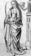 Saint Barbara 1475-1500 - Flemish Unknown Masters