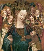 Virgin and Child with Angels c. 1420 - German Unknown Masters