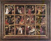 12 scenes from the Life of Christ 1450s - German Unknown Master