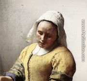 The Milkmaid (detail-1) c. 1658 - Jan Vermeer Van Delft