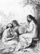 The Three Sisters 1783 - Benjamin West