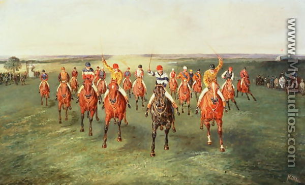 The Finish of the Two Thousand Guineas at Newmarket - Samuel Henry Gordon Alken