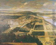 View of the Chateau and Gardens of St. Cloud - Etienne Allegrain