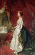 Portrait of Empress Eugenie of France - Austrian School