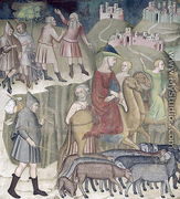 The Separation of Abraham and Lot 1356-67 - Manfredi de Battilor Bartolo Di Fredi Fredi