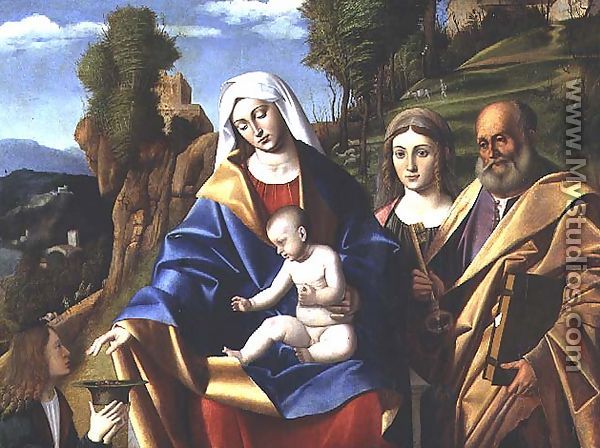 Virgin and Child with Saints c.1510 - Marco Basaiti