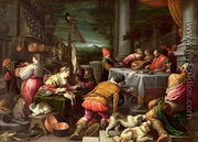 The Rich Man and Lazarus 1590-95 - Leandro Bassano