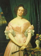 Portrait de la marquise de Massingy 1838 - Jean Louis Bezard