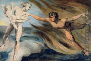 Good and Evil Angels Struggling for the Possession of a Child, c.1793-94 - William Blake