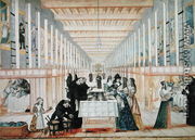 The Infirmary of the Sisters of Charity during a visit of Anne of Austria - Abraham Bosse