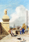Near the Tuilleries Gardens, Paris 1832 - Thomas Shotter Boys