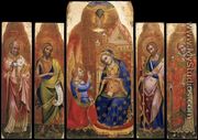 Annunciation with Saints 1371 - Lorenzo Veneziano