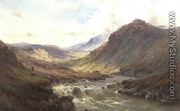The Falls at Invergarry, Glen Till - Alfred de Breanski