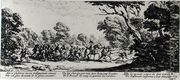 The Discovery of the Brigands, plate 9 from 'The Miseries and Misfortunes of War' 1633 - Jacques Callot