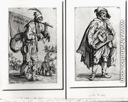 A Beggar and a Hurdy-Gurdy Player - Jacques Callot