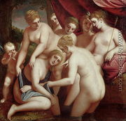 Diana Discovering the Pregnancy of Callisto, 1570 - Luca Cambiaso