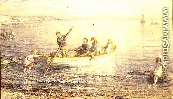 Children Boating - Hugh Cameron