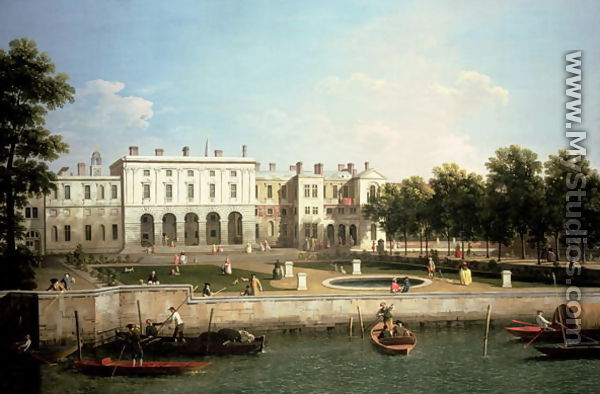Old Somerset House from the River Thames, c.1746-50 - (Giovanni Antonio Canal) Canaletto