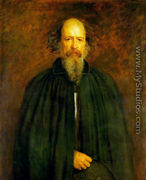 Portrait of Lord Alfred Tennyson - Sir John Everett Millais