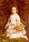 Portrait Of Gracia Lees (or Daughter Of T. Evans Lees, ESQ.) - Sir John Everett Millais