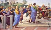 Disputation of the Holy Sacrament (La Disputa) [detail: 11] - Raphael