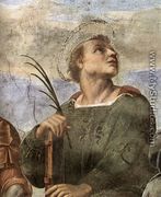 Disputation of the Holy Sacrament (La Disputa) [detail: 5] - Raphael