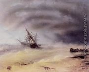 Storm - Ivan Konstantinovich Aivazovsky