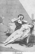 Caprichos - Plate 9: Tantalus - Francisco De Goya y Lucientes