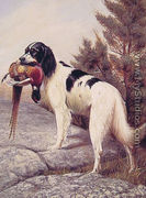 Hunting Dog with Pheasant - Alexander Pope