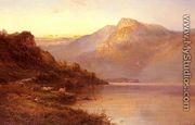 Sunset On The Loch - Alfred de Breanski