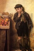 Eyeing the Fruit Stand - John George Brown