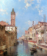Rio St. Barnaba, Venice - Franz Richard Unterberger