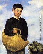 Boy with Dog - Edouard Manet