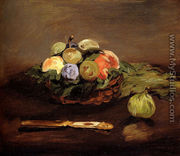 Basket Of Fruit - Edouard Manet