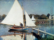 Sailing At Argenteuil - Claude Oscar Monet