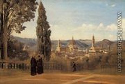 Florence - The Boboli Gardens - Jean-Baptiste-Camille Corot