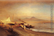 The Bay of Naples - Oswald Achenbach