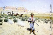 Defending the Stagecoach - Henry Farny