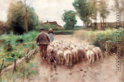 Bringing Home The Flock - Anton Mauve