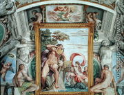 The 'Galleria Carracci' (Carracci Hall) detail of Polyphemus and Galatea, 1597-1604 - Annibale Carracci