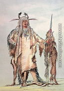 Blackfoot Indian Pe-Toh-Pee-Kiss, The Eagle Ribs - George Catlin