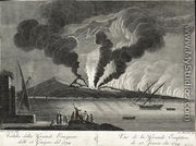View of the big eruption, 15th June 1794 - Francesco Catozzi