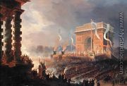 Festival of the Fraternity of the Arc de Triomphe, 24th April 1848 - Jean-Jacques Champin