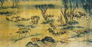 Water Buffaloes and Herd Boys, Chinese, 1368-1463 - Chinese School