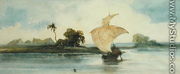 A Craft on an Indian River - (follower of) Chinnery, George (1774-1852)